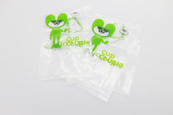 Drink Bubble Milk Tea Plastic Carry Bag 20 Micron Side Gusset For Carrier Single Cup