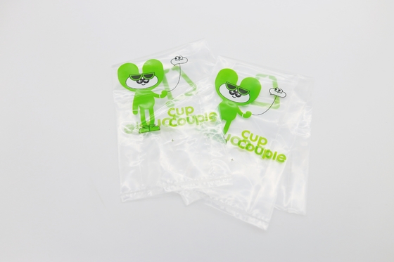 Drink Bubble Milk Tea Plastic Carry Bag 20 Micron Side Gusset For Carrier Single Cup