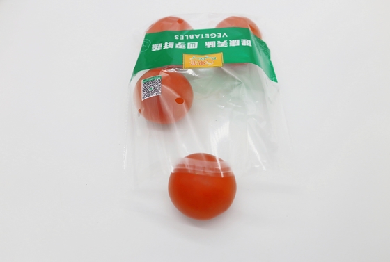 Breathable OPP Cellophane Bags Plastic Fresh Vegetables Packaging Bag